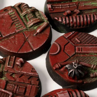 Handpainted Battle ready bases - Nomad Crew Deck