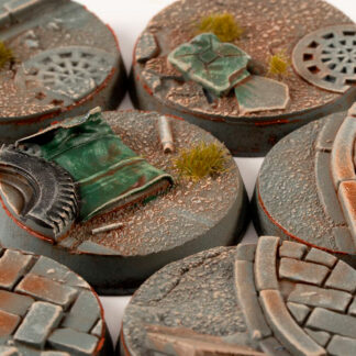 Handpainted Battle ready bases - Urban Warfare