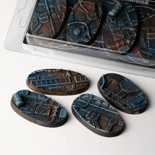 Handpainted Battle ready bases - Spaceship Corridor - Image 5
