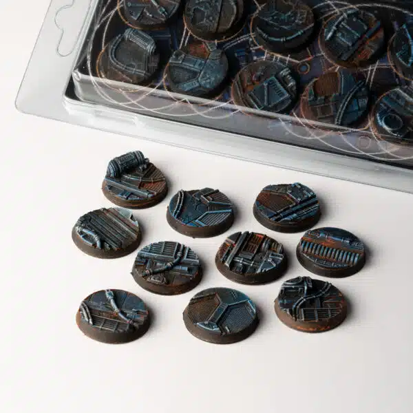 Handpainted Battle ready bases - Spaceship Corridor - Image 11