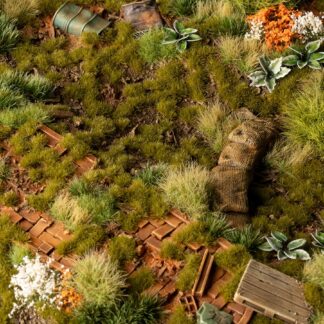 Grass Tufts - Dry Green